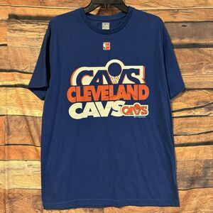 Cleveland Cavaliers T-Shirt M Blue SS Throwback Hardwood Classics NBA Basketball